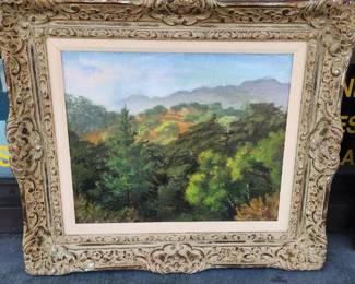 ANTIQUE PAINTING FRAMED