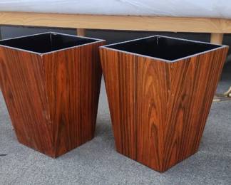 Trash Basket Mahogany