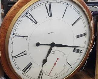 MASSIVE *HOWARD MILLER CLOCK* OAK FRAME