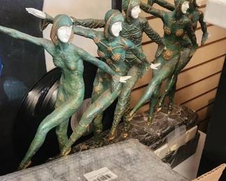 Art Deco Chiparus Dancers Bronze