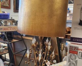 Gold Gilded 1950's lamp