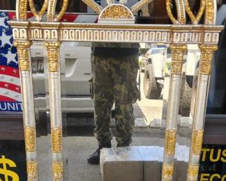 ITALIAN MIRRO GOLD GILDED