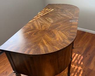 Antique Walnut desk Mid Century 