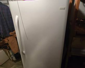 Upright freezer (basement kitchen)