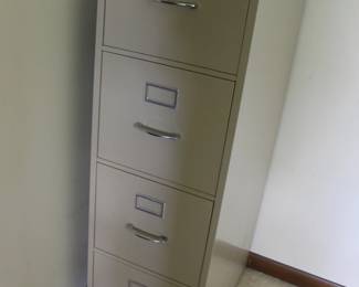 Upright file cabinet 4 drawer