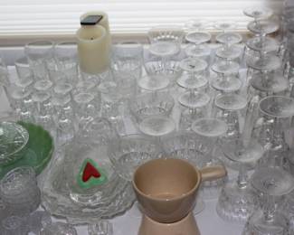 Formal glassware