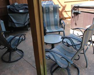 Outdoor furniture, grills