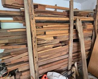 Some wood will be available, white oak, cedar, pine