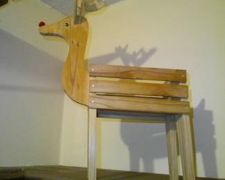 Wooden Reindeer