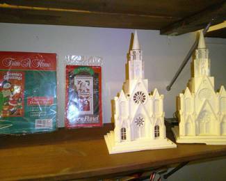 Vintage Christmas Cathedral