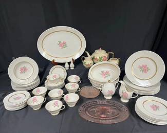 Vintage Franciscan Desert Rose  Cherokee Rose Dinnerware