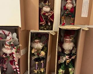 5 Mark Roberts Christmas Fairies With Boxes Holiday Decor