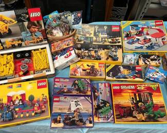 Vintage LEGO Set with Castles, Dragons, Pirates,  Racing