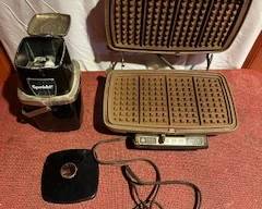 Vintage waffle maker and ice chopper