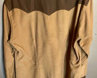 VINTAGE/ANTIQUE HANDMADE LEATHER SHIRT