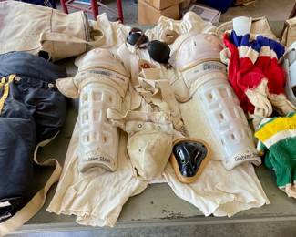 Mid-century Youth/Teen Hockey Gear