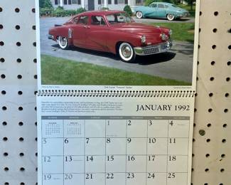 VINTAGE ADVERTISING CALENDAR - 1992 - CURTIS AUTOMOTIVE SERVICE, INC.