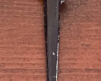 ANTIQUE CAST IRON AMISH MAN LETTER OPENER