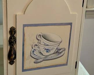 TEA SET, CABINET