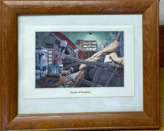 FRAMED "HANDS OF FREEDOM"