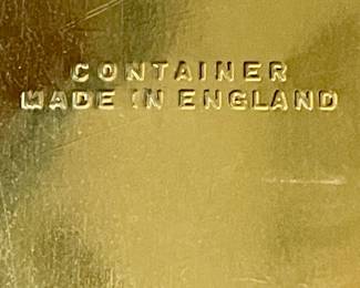 ANTIQUE BISCUIT TIN  -  MADE IN ENGLAND  -  WEDGWOOD STYLE DESIGN