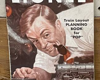LIONEL TRAIN LAYOUT PLANNING BOOK FOR "POP"
