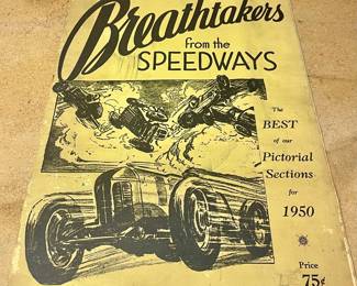 VINTAGE/ANTIQUE BREATHTAKERS FROM THE SPEEDWAYS  PUBLICATION