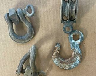 VINTAGE, RUSTIC INDUSTRIAL HEAVY LIFTING HARDWARE