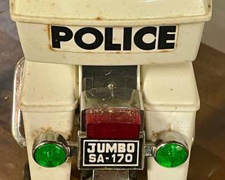 VINTAGE 1/6 SCALE MOTOR CYCLE POLICE JUMBO CYCLE