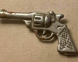 ANTIQUE METAL MINIATURE TOY GUN