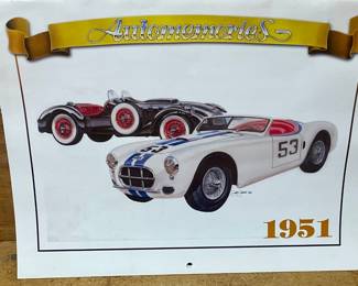 VINTAGE  ADVERTISING CALENDAR - LIBERTY SAVINGS BANK