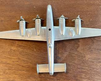 Antique WWII Trench Art," Handmade B-24 - Italy made from Wrecked Aircraft