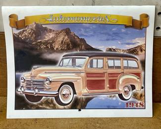 VINTAGE  ADVERTISING CALENDAR - LIBERTY SAVINGS BANK