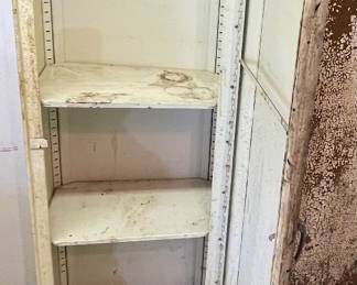 ANTIQUE METAL CABINET 