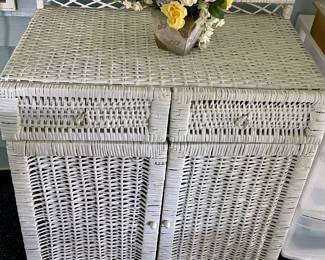 WICKER CHEST
