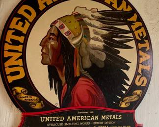 ANTIQUE UNITED AMERICAN METALS PROMO CALENDAR COVER