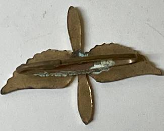 ORIGINAL WWII US ARMY AIR FORCE PILOT COLLAR INSIGNIA