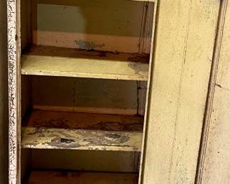 ANTIQUE METAL CABINET 