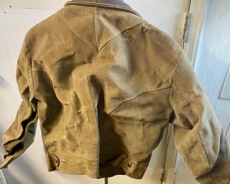 ANTIQUE LEATHER MOTORCYCLE RIDING JACKET