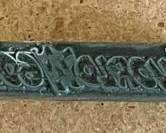 VINTAGE WORLD 600 PRINTING CUT/BLOCK