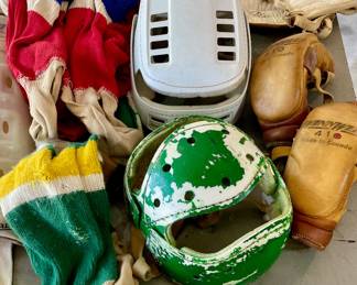 Mid-century Youth/Teen Hockey Gear