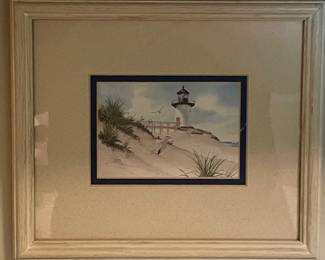 FRAMED LIGHTHOUSE PRINT
