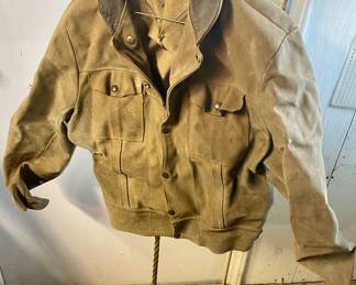 ANTIQUE LEATHER MOTORCYCLE RIDING JACKET