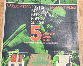 VINTAGE COMPUTER SPORTS GAMES  -  5 GAMES IN ONE