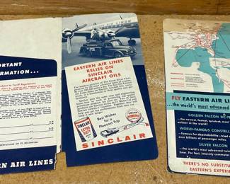 VINTAGE EASTERN AIRLINES TICKET HOLDER