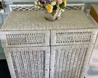 WICKER CHEST