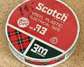 ANTIQE SCOTCH TAPE TIN