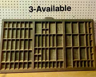 HAMILTON TYPE-SET TRAYS
