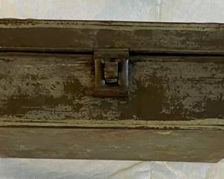 ANTIQUE TIN SPICE BOX