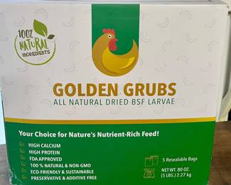 GOLDEN GRUBS - DRIED BSF LARVAE